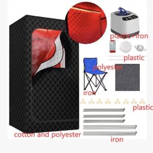 Portable Steam Sauna<br>80 x 80 x 180cm with LED lights Mega May Special